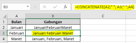 cara untuk menggabungkan data di dalam sel Excel Cara Praktis Menggabungkan Data Sel di Excel