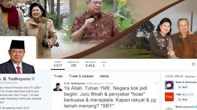 SBY Mengeluhkan Tentang Hoax Di Indonesia