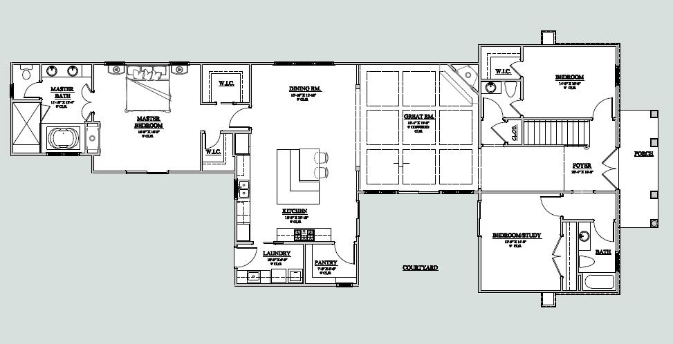 Plan W23195JD: U-Shaped Home Video Tour - House Plans and Home
