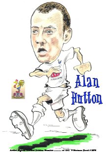 THE CARTOONSTORE: ALAN HUTTON - TOTTENHAM HOTSPUR