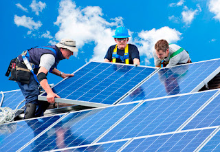 solar panel installation