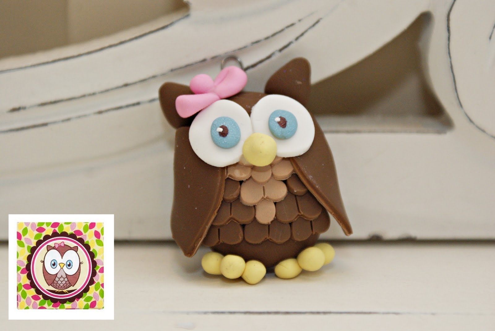 ... sent me the cartoon photo of the owl and I created this ornament