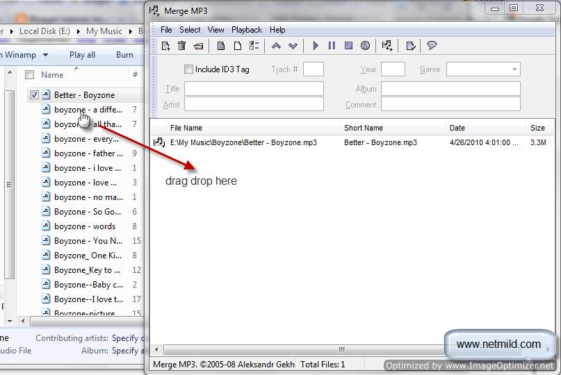 Cara menggabungkan file file MP3