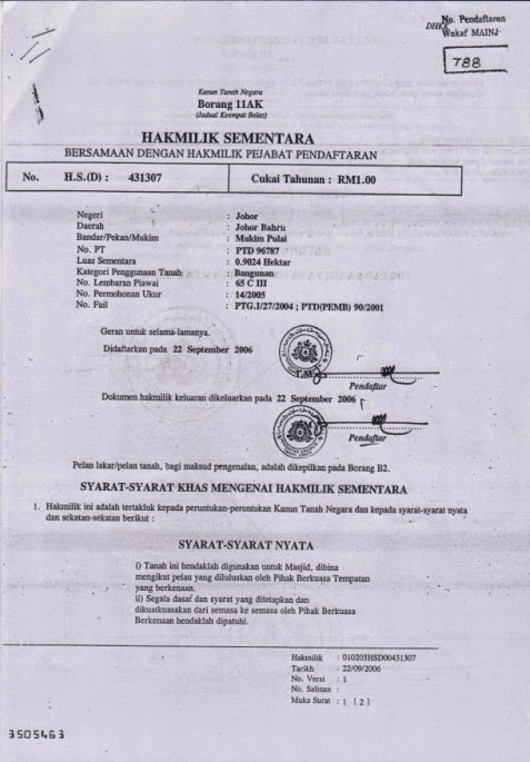 Land survey _ ukur tanah