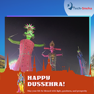 Techs Sneha Happy Dussehra #Hindu #India #विजयादशमी #VijayaDashami