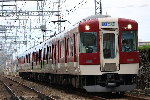 近鉄大阪線撮影記 恩智第7号踏切(恩智駅ー法善寺駅間) 5200系