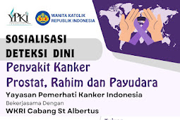 Sosialisasi Deteksi Dini Kanker Payudara, Rahim dan Prostat.