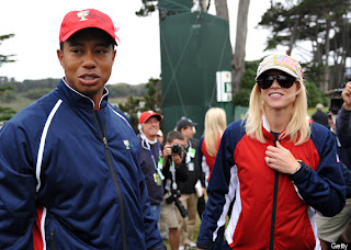 Tiger Woods With Elin Nordegren 
