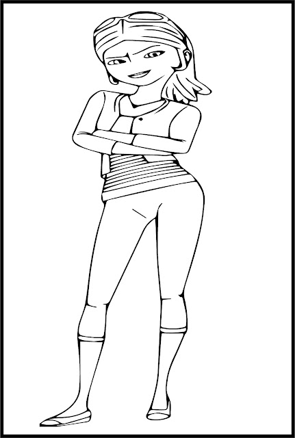 Chloe Bourgeois Coloring Pages