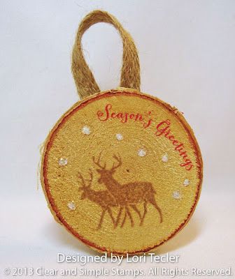 Birch Ornament-designed by Lori Tecler-Inking Aloud-stamps and dies from Clear and Simple Stamps