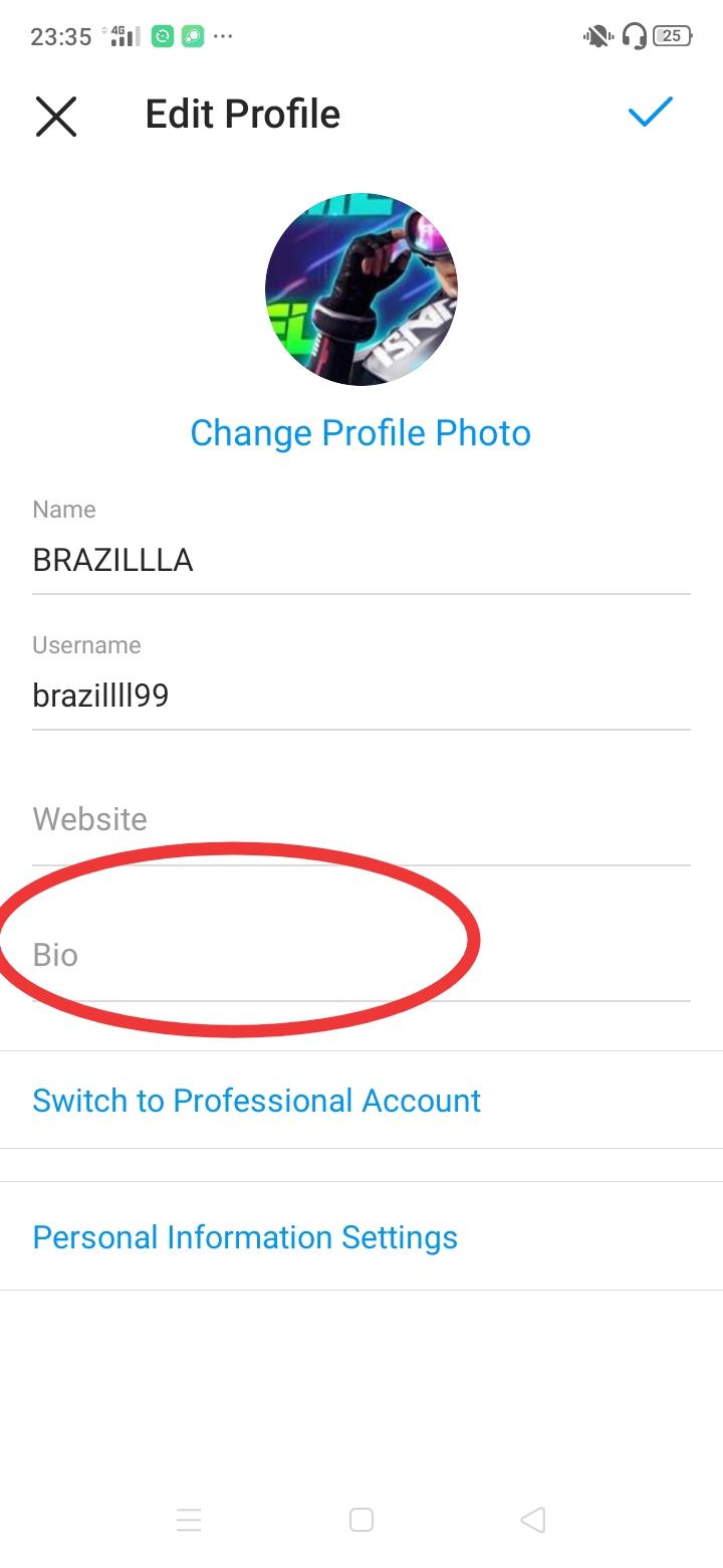 how to add username and hashtag links into your Instagram bio