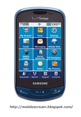 Samsung Brightside™ (Verizon), Sapphire Blue 