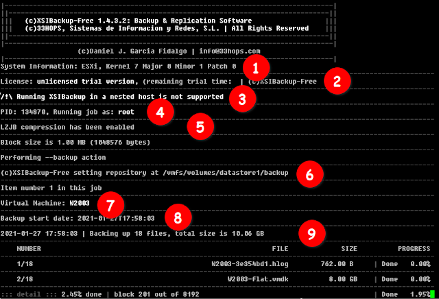 xsibackup: Backup con “ESXi Free”