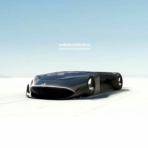 Mercedes Rekordwagen Concept Car oleh Amol