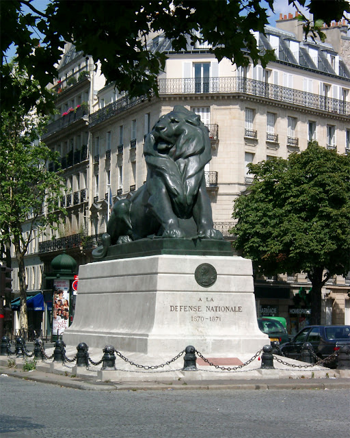 Lion of Belfort, place Denfert-Rochereau, Paris