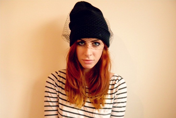 JIL SANDER VEIL BEANIE DIY