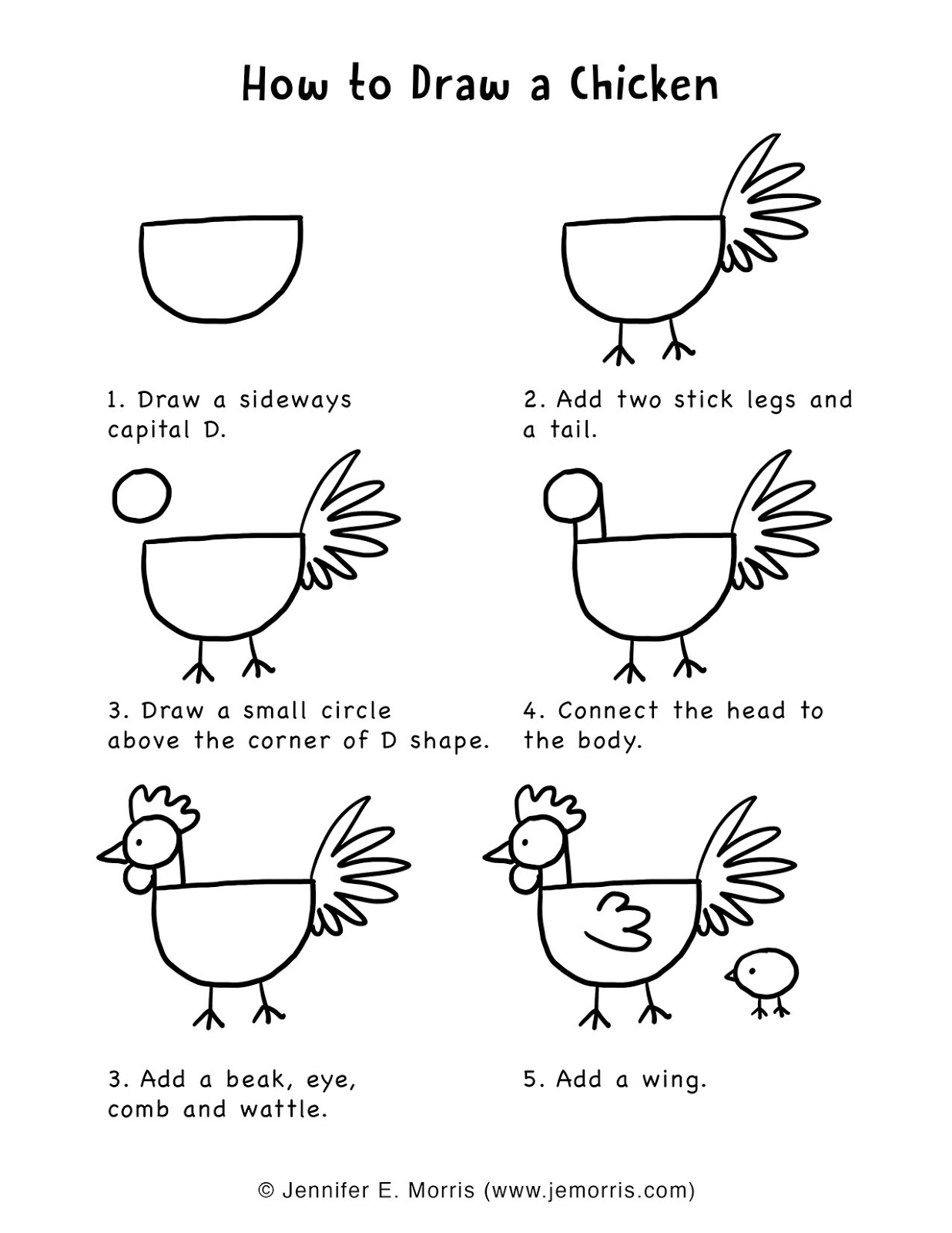 Jennifer E. Morris: How to Draw a Chicken