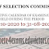 STAFF SELECTION COMMISSION TENTATIVE CALENDAR OF EXAMINATIONS TO BE HELD DURING THE PERIOD (01-10-2020 to 31-08-2021)(#sscexam)(#compete4exams)(#eduvictors)