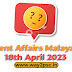 Kerala PSC Daily Current Affairs in Malayalam - 18th April 2023