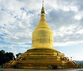 Lokananda Pagoda and Irrawaddy River