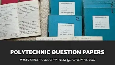 Polytechnic Question Paper 2023 PDF