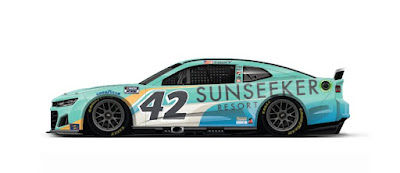 Ty Dillon will drive the No. 42 SunseekerResorts.com Chevrolet.