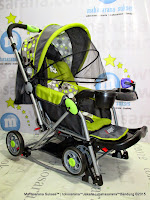 Pliko PK298 Ranger Rocker Baby Stroller - Green