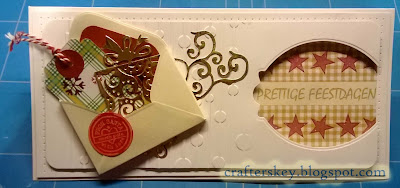 DIY Christmas Card. Marianne Design Col 1337 