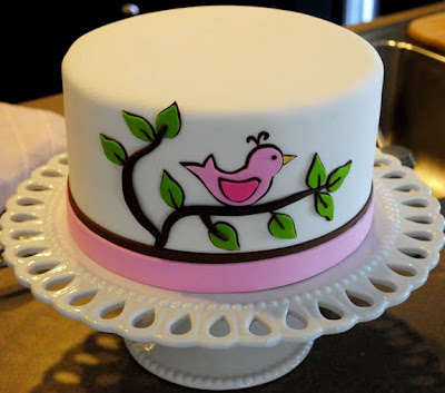 Site Blogspot  Baby Shower Cakes on Wedding Cake And A Birthday Cake  Baby Shower Bird Cake