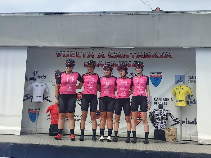 Mes de Agosto espectacular para el CCB - Becani, con buenos resultados en la Vuelta a Cantabria, victorias en Cambre y Betanzos, y la convocatoria con la selección gallega de dos corredoras, Andrea y Xiana