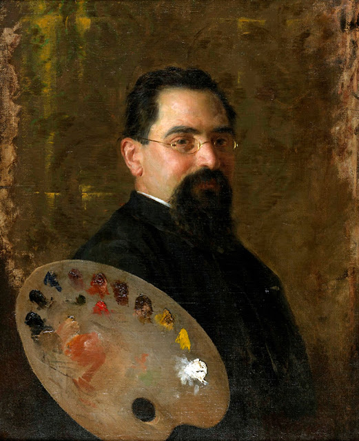 Emanuel Gottlieb Leutze, Self Portrait, Portraits of Painters, Emanuel Gottlieb, Fine arts, Portraits of painters blog, Paintings of Emanuel Gottlieb, Painter Emanuel Gottlieb