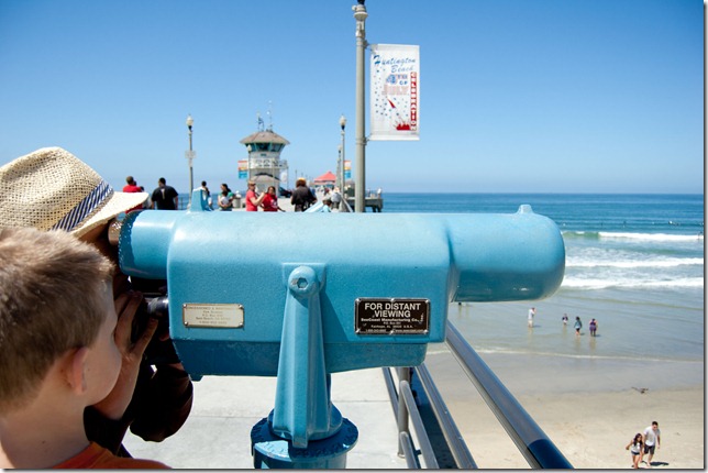 On pier