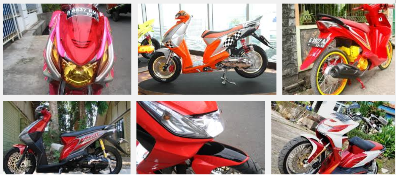 Dowload Koleksi Modif Honda Beat Fi Merah Putih Terupdate Botol