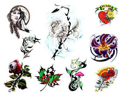 Japanese Flash Tattoo Gallery