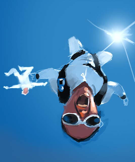 Fat People Skydiving. the 300 odd people i cant