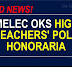 COMELEC OKS HIGHER TEACHERS' POLL HONORARIA