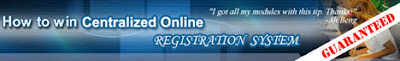 How to win (in) Centralized Online Registration System - GUARANTEED!