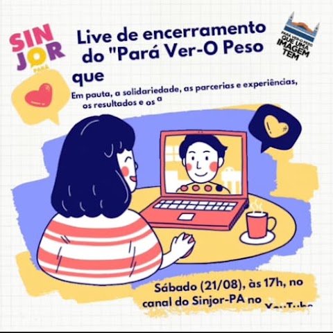 Live de encerramento do Projeto "Pará Ver o Peso que uma imagem tem"