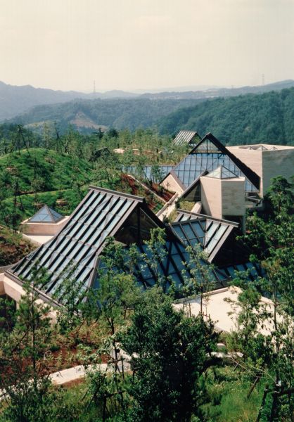 Miho Museum, LERA, I.M. Pei, architecture, design, Louvre, Kyoto, Japan, John Maienza, Gregg, Gregg Wilson, Maienza-Wilson, Ikebana Basket, Shangri-La,<br />Structural engineering, luxury travel, travel, eco luxury travel