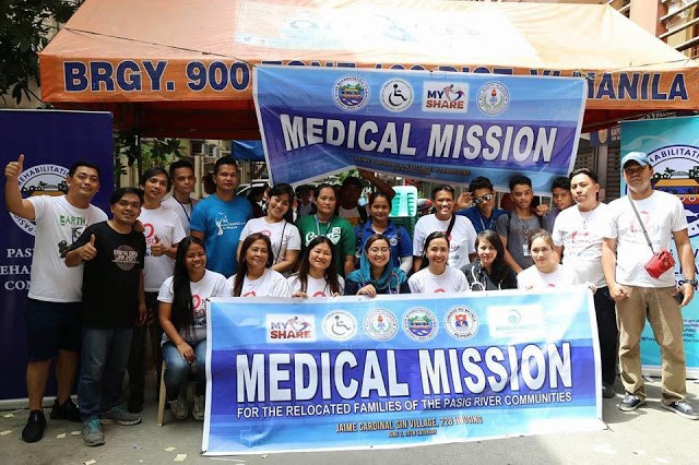 Over 200 Pasig River relocatees receive free medical aid from PRRC