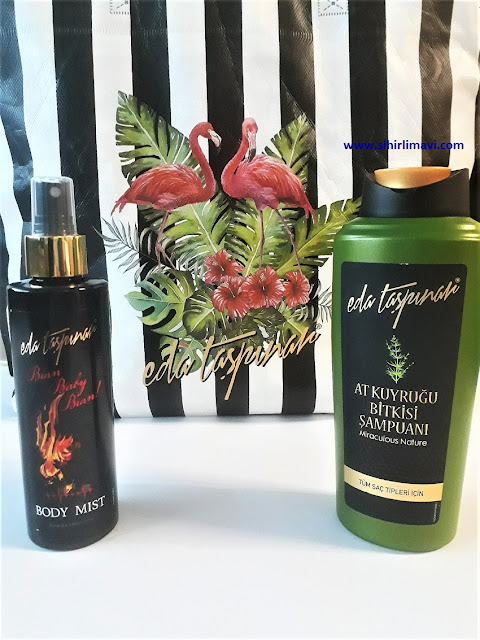 eda taşpınar, body mist, şampuan, blog, blogger, sihirlimavi, vücut spreyi, shampoo, flamingo