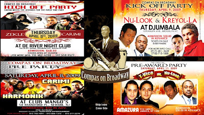 Easter Weekend with Nu Look, Carimi, T-Vice & Kreyol La @ De RIver Night CLub, CLub Mangos, Amazura & Djumbala