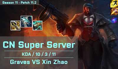 Graves JG vs Xin Zhao - CN Super Server 11.2