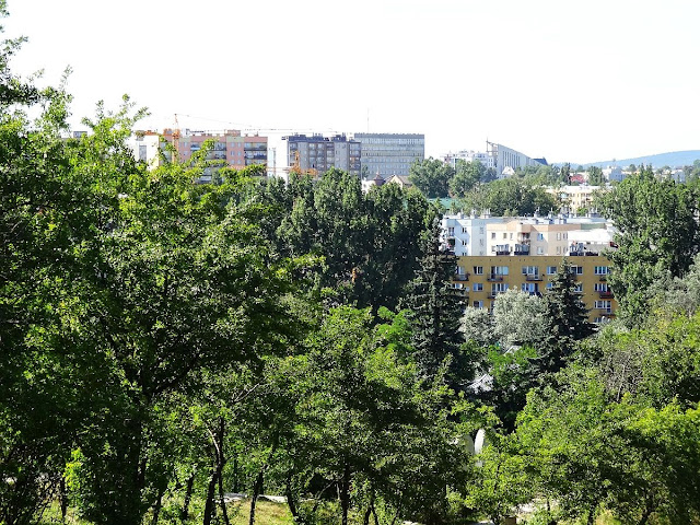 Panoramy Kielc z Kadzielni.