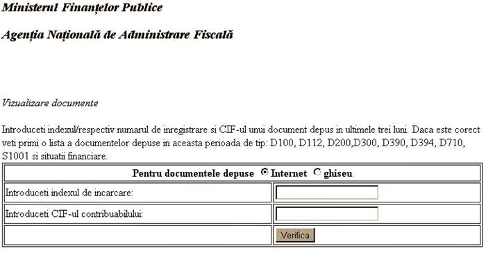 Verificare declaratie 112 anaf