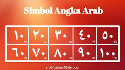 simbol angka arab 10-100