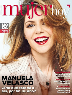Magazine Cover : Manuela Velasco Magazine Photoshoot Pics on Mujer Hoy Magazine Spain January 2014 Issue
