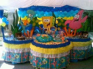 SpongeBob Children's Parties Decoration