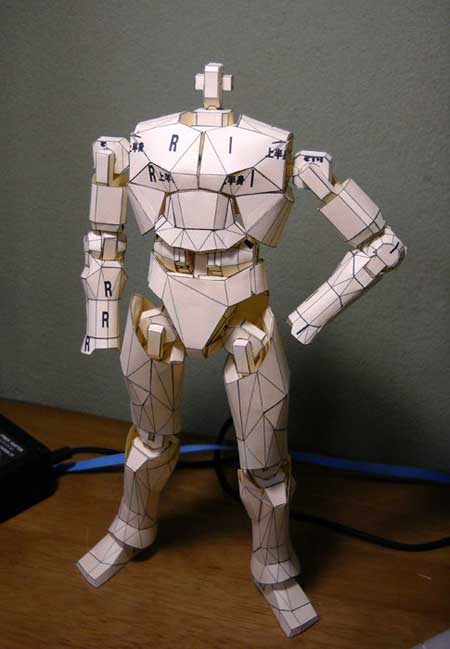 Papercraft Action Figure