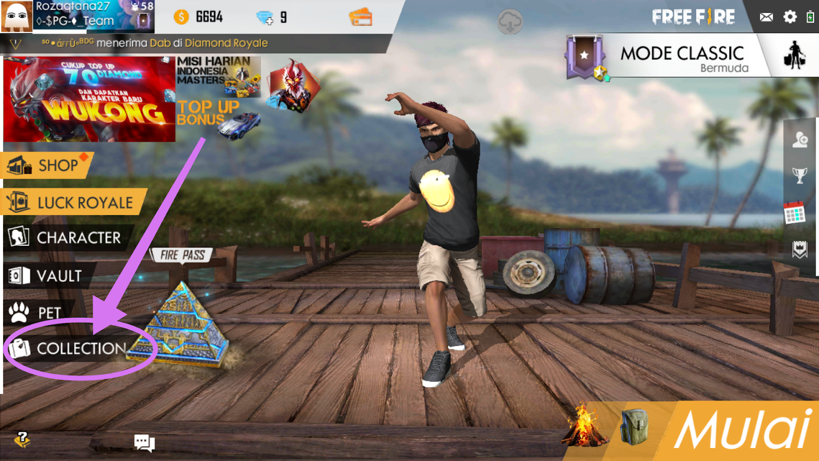 Cara Mengganti Foto Profil Avatar Game Free Fire Tanpa Diamond